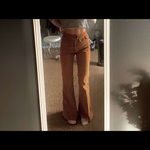 Camel vintage corduroy pants - Picture 2 of 4